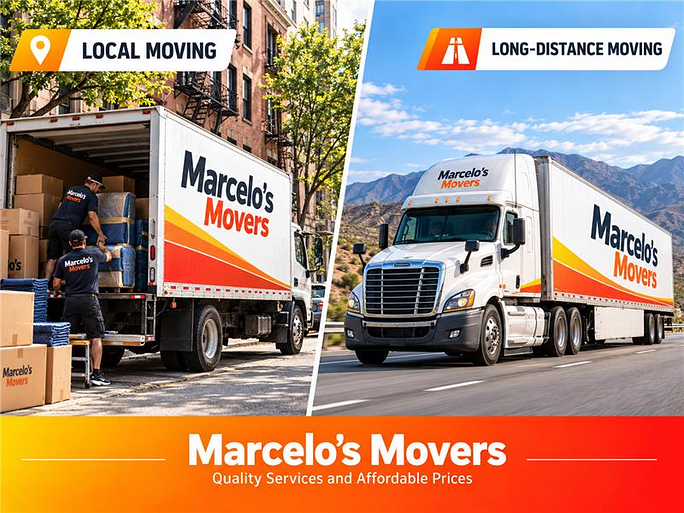Zoom image Marcelo's Movers | Local Mover vs. Long Distance Mover: Which Do You Actually Need?